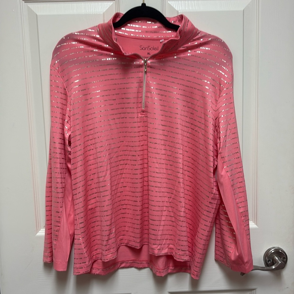 Pink Women’s SanSoleil 3/4 Zip Up